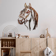 Metalna zidna dekoracija, Horse - 3 | AG-vitahome.hr