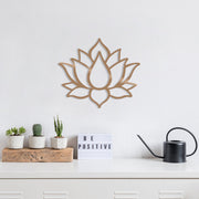Metalna zidna dekoracija, Lotus Flower 1 - Copper | AG-vitahome.hr