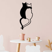 Metalna zidna dekoracija, Love Cats - 478 | AG-vitahome.hr