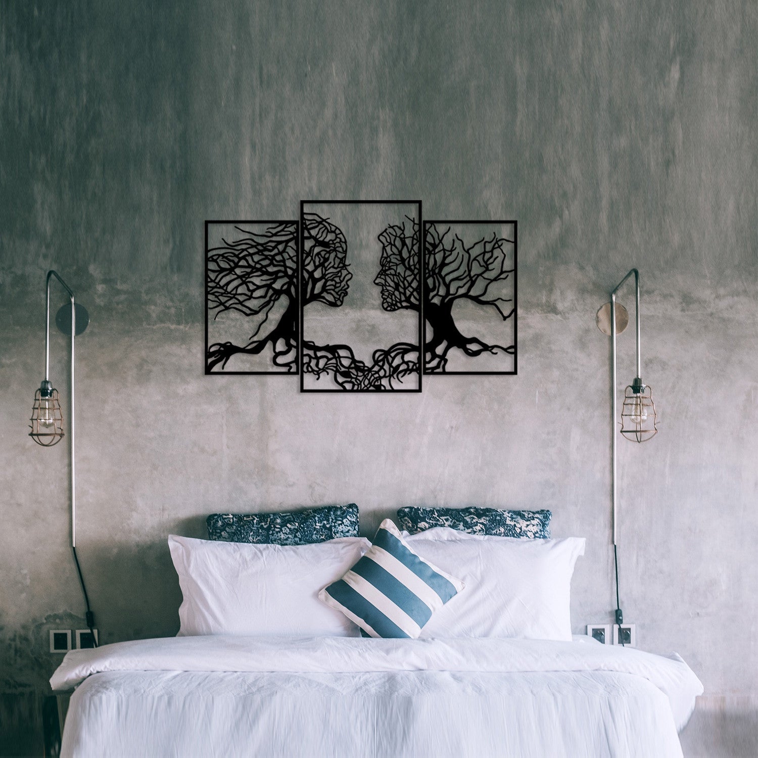 Metalna zidna dekoracija, Love Tree | AG-vitahome.hr