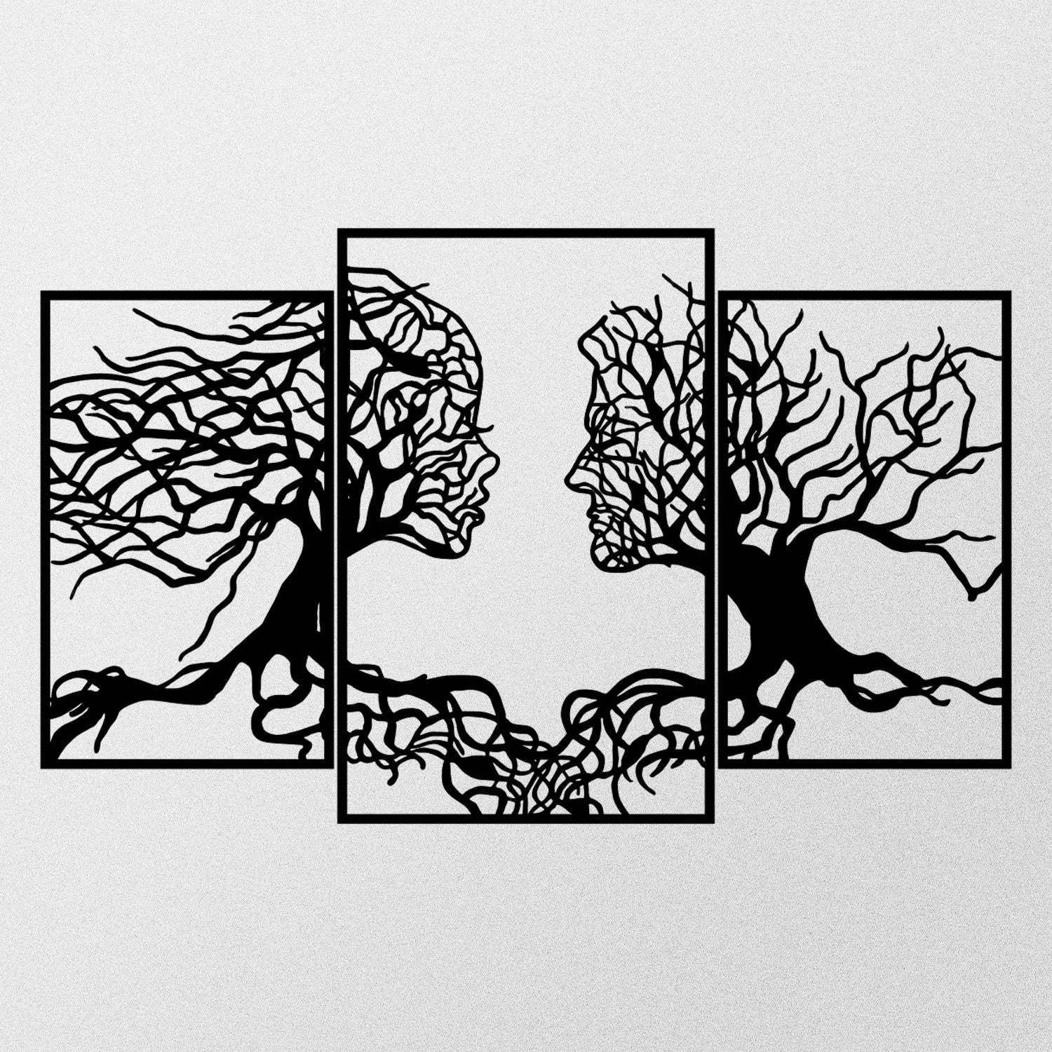 Metalna zidna dekoracija, Love Tree | AG-vitahome.hr