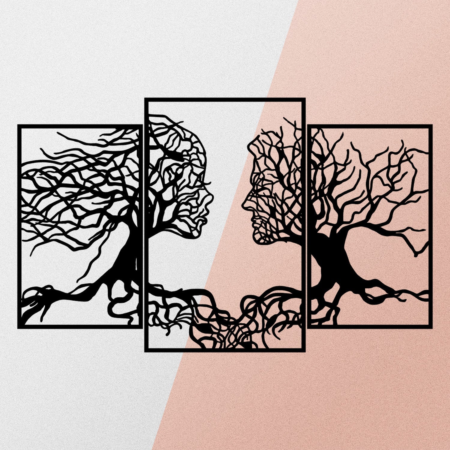 Metalna zidna dekoracija, Love Tree | AG-vitahome.hr