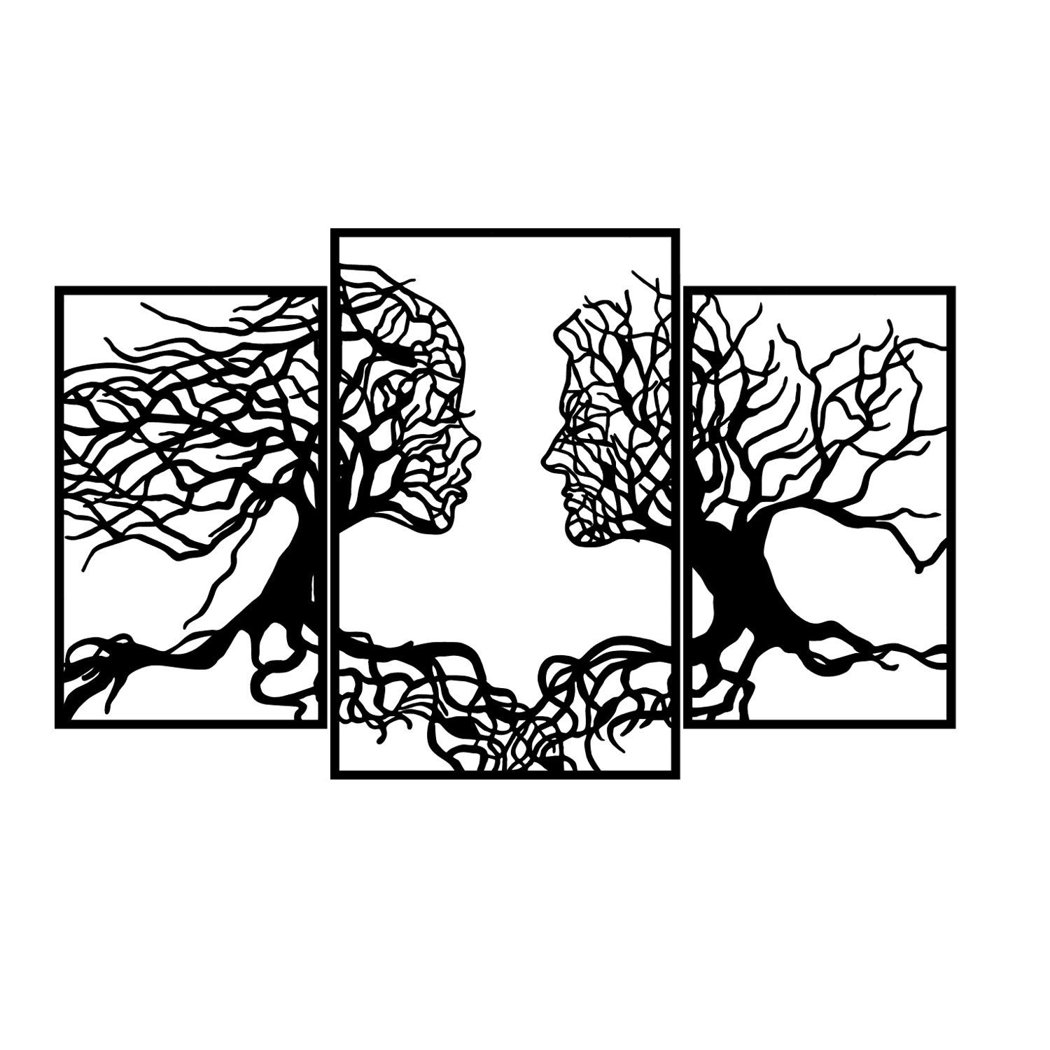 Metalna zidna dekoracija, Love Tree | AG-vitahome.hr