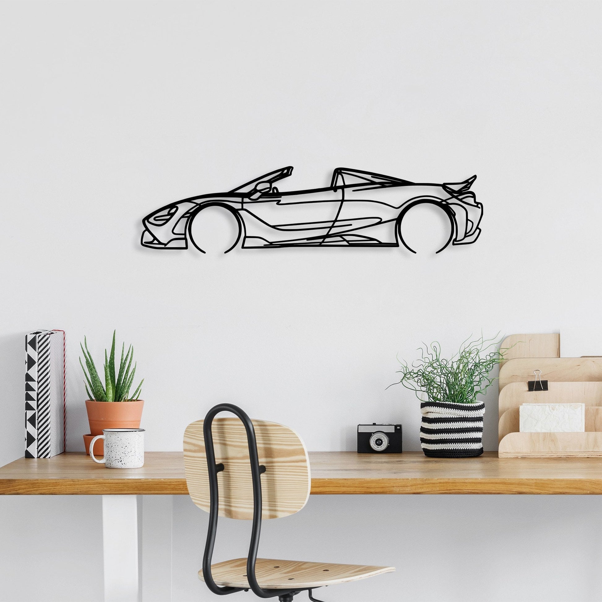 Metalna zidna dekoracija, McLaren 720S Silhouette | AG-vitahome.hr