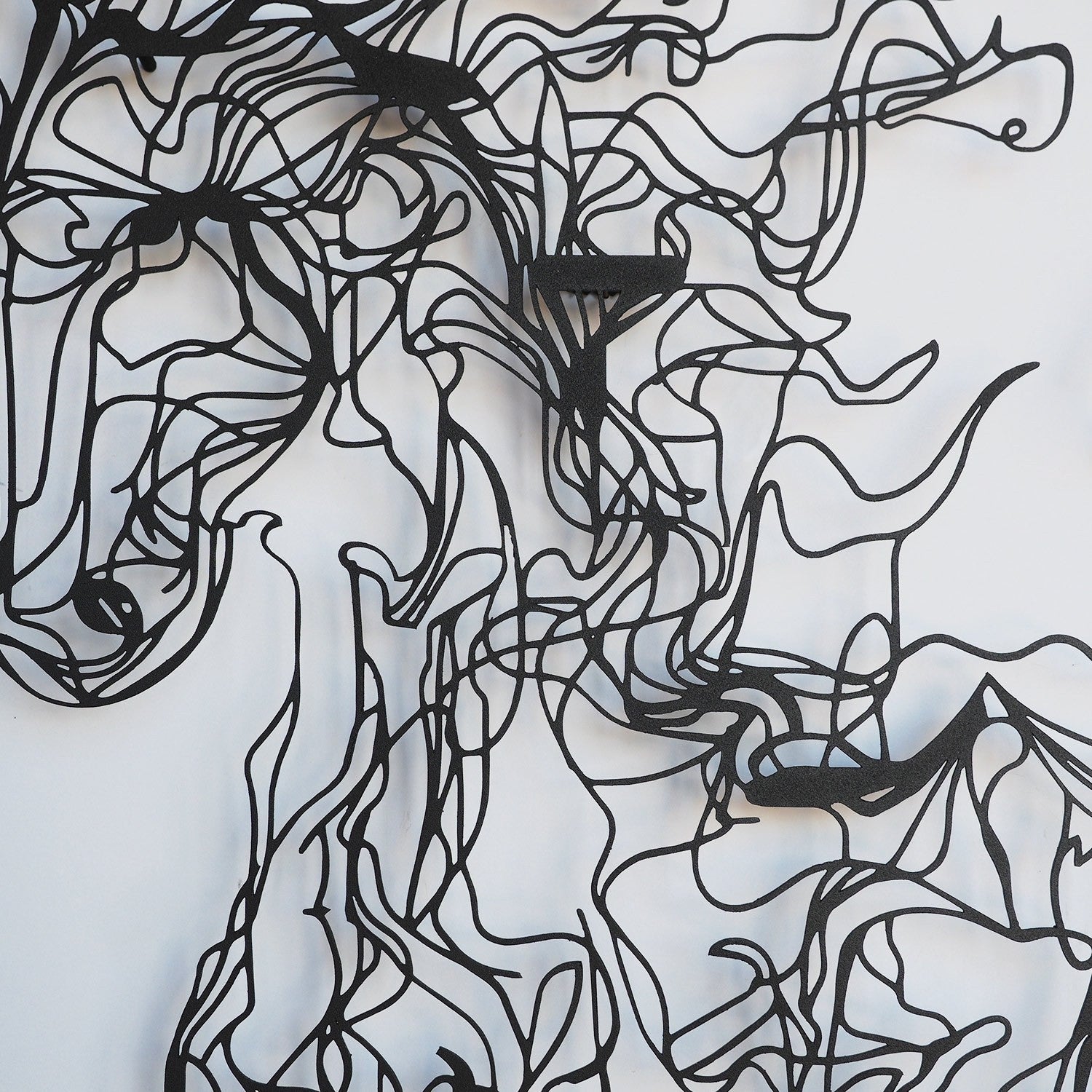 Metalna zidna dekoracija, Metal Horse Line Art - APT724 | AG-vitahome.hr