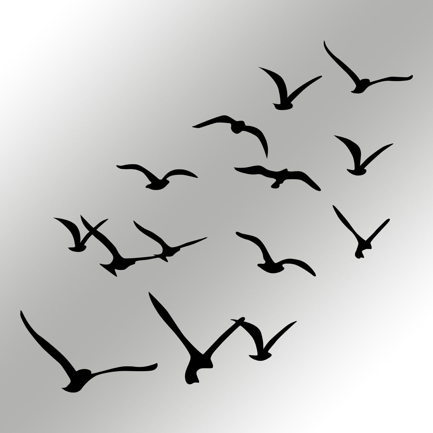 Metalna zidna dekoracija, Migration | AG-vitahome.hr