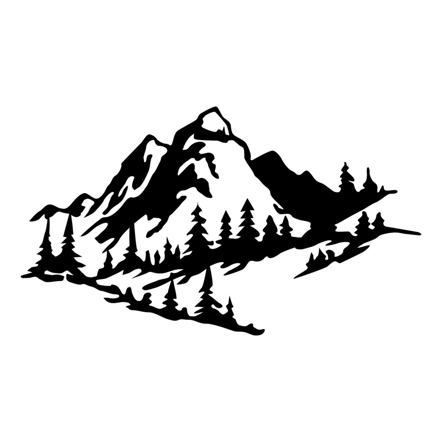 Metalna zidna dekoracija, Mountain 2 | AG-vitahome.hr