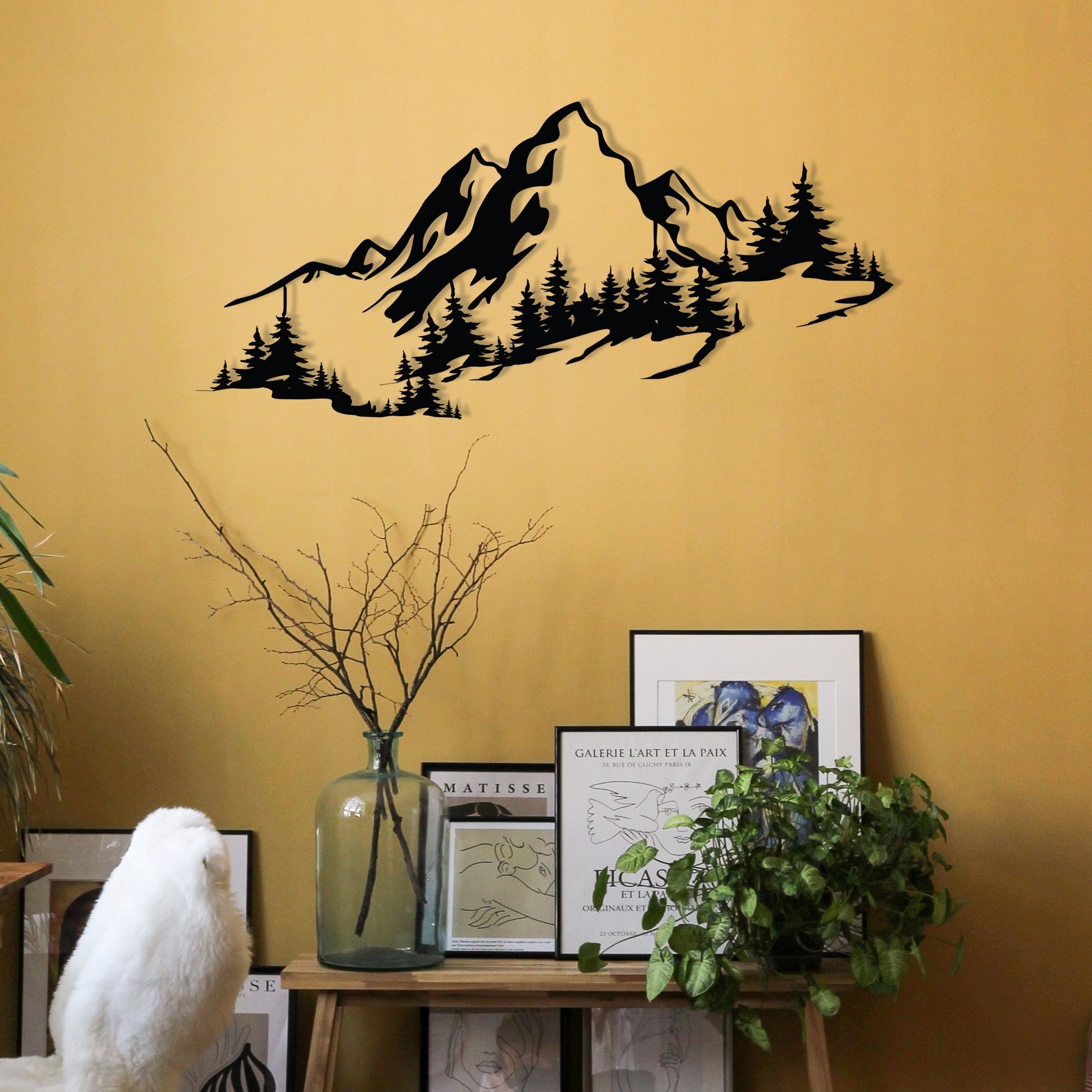 Metalna zidna dekoracija, Mountain 3 | AG-vitahome.hr