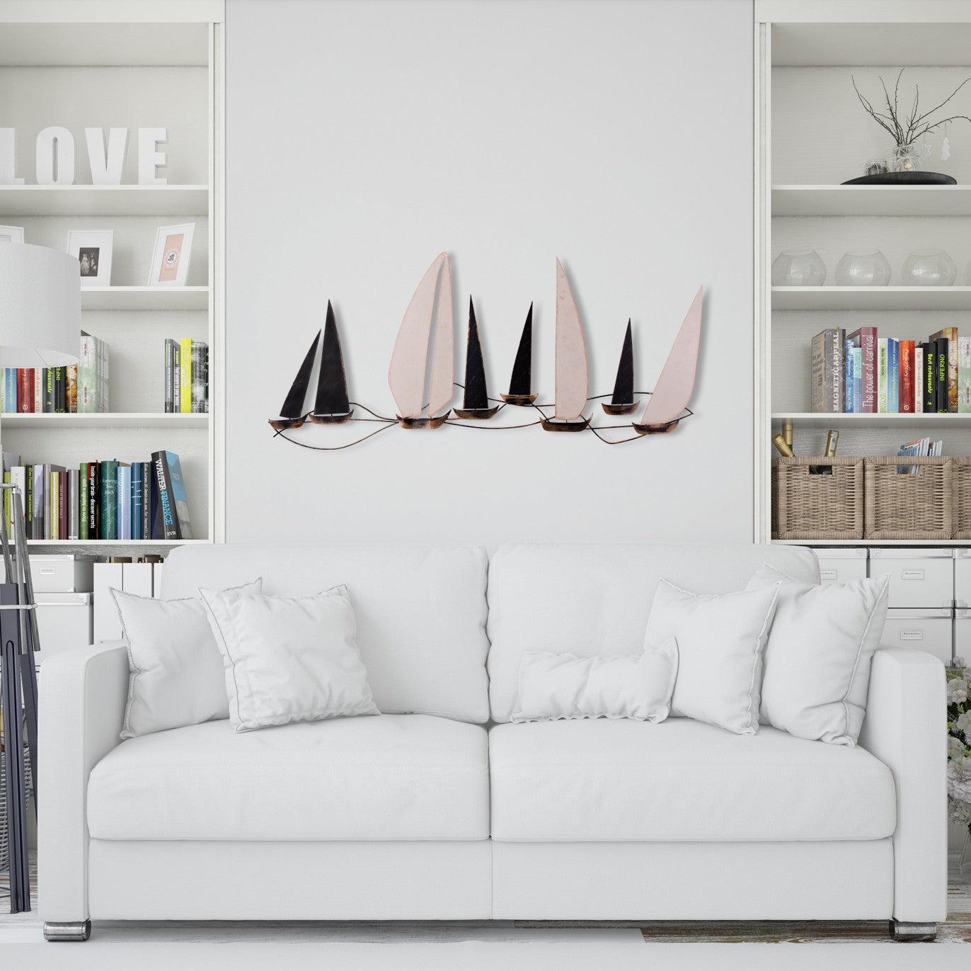 Metalna zidna dekoracija, Ocean | AG-vitahome.hr