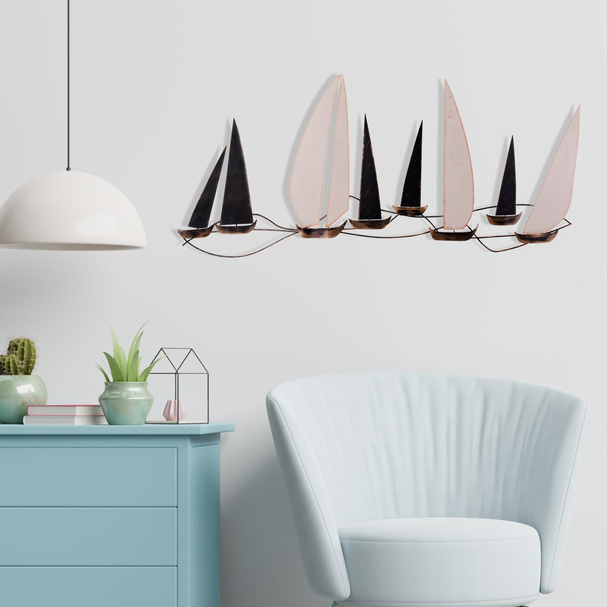 Metalna zidna dekoracija, Ocean | AG-vitahome.hr