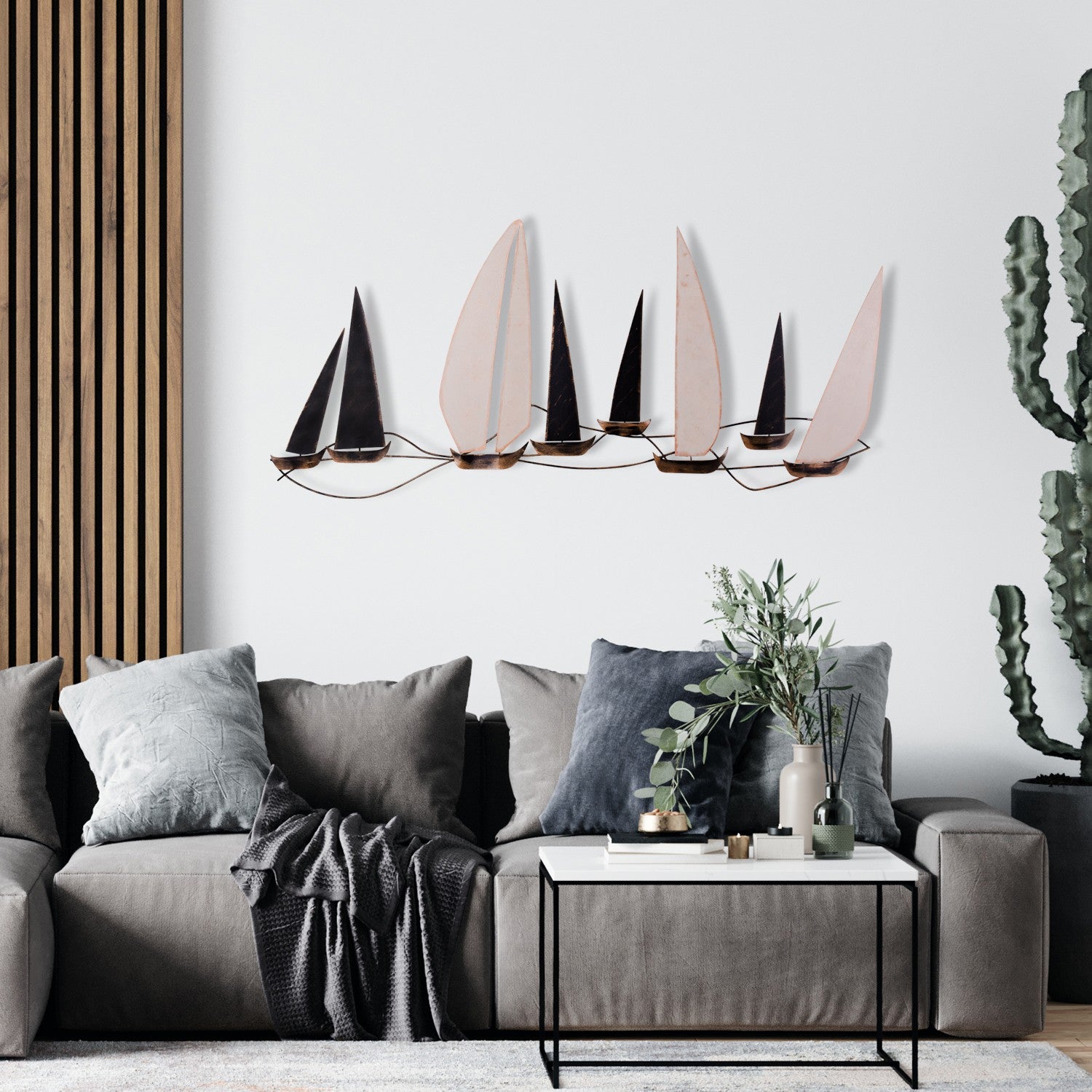 Metalna zidna dekoracija, Ocean | AG-vitahome.hr
