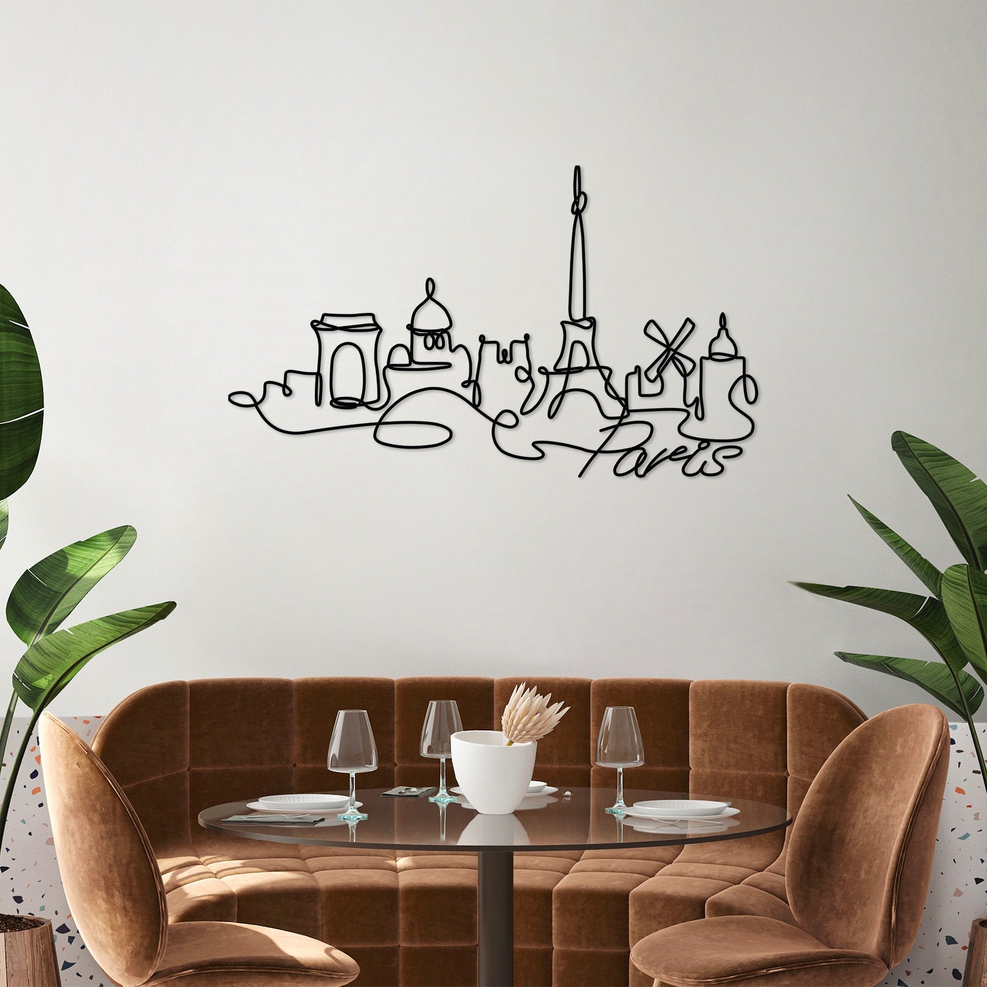 Metalna zidna dekoracija, Paris | AG-vitahome.hr