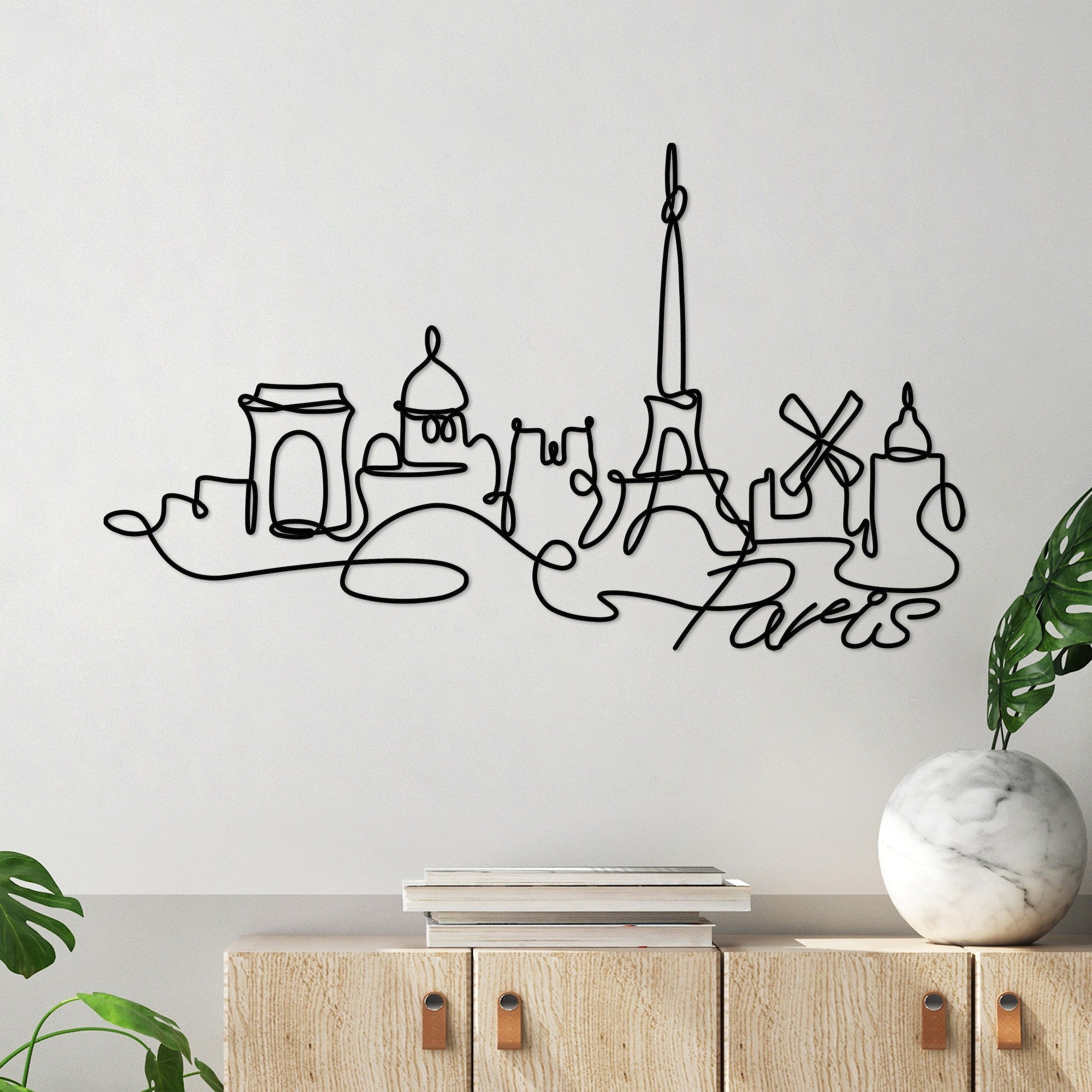 Metalna zidna dekoracija, Paris | AG-vitahome.hr
