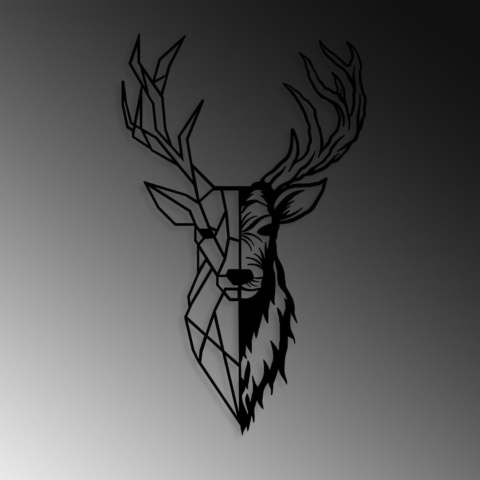 Metalna zidna dekoracija, Red Deer 2 | AG-vitahome.hr