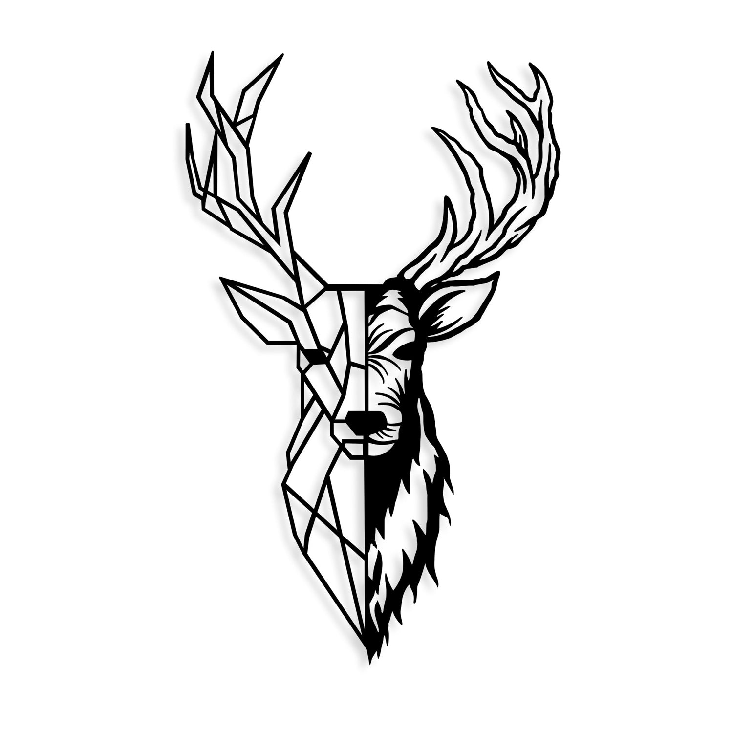Metalna zidna dekoracija, Red Deer 2 | AG-vitahome.hr