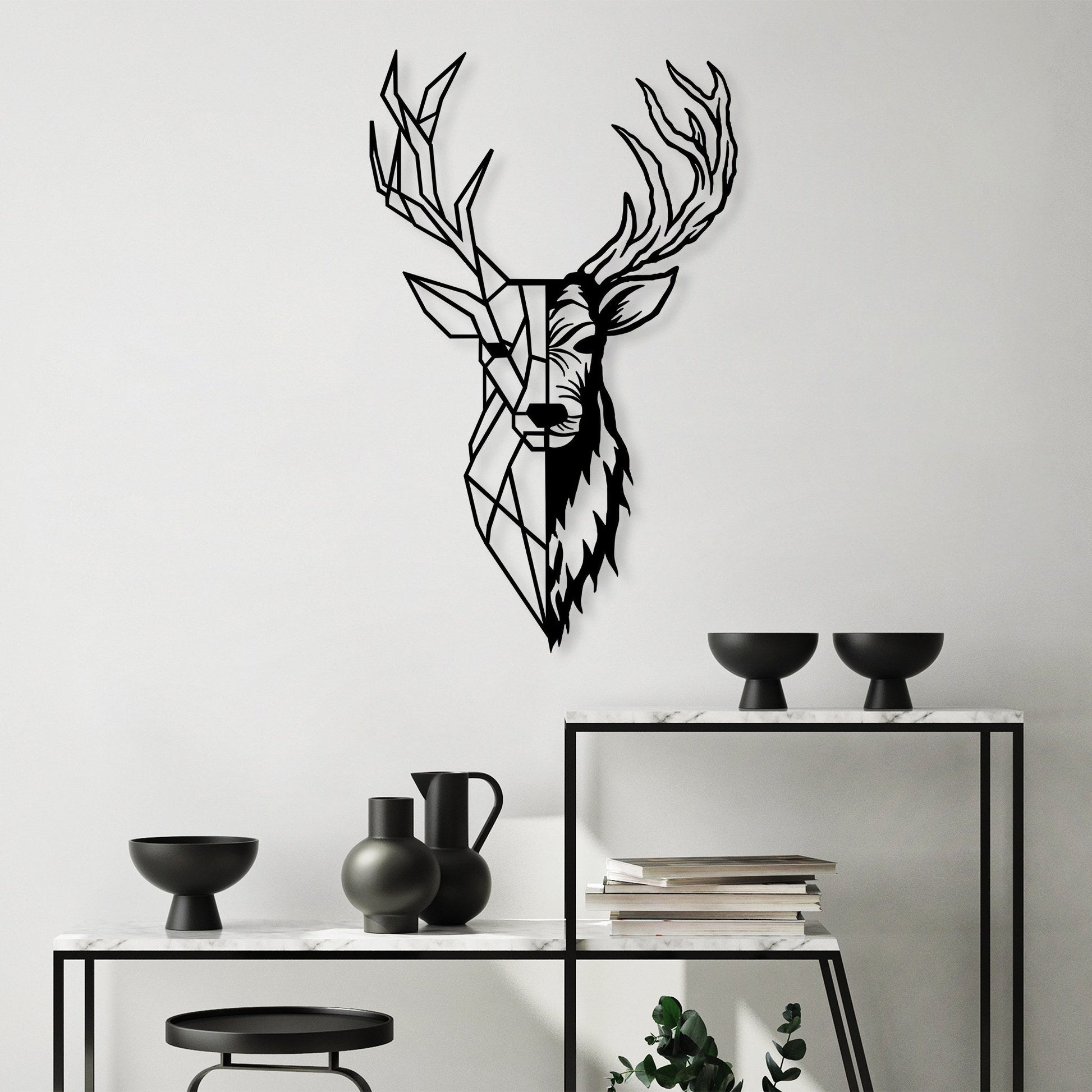 Metalna zidna dekoracija, Red Deer 2 | AG-vitahome.hr