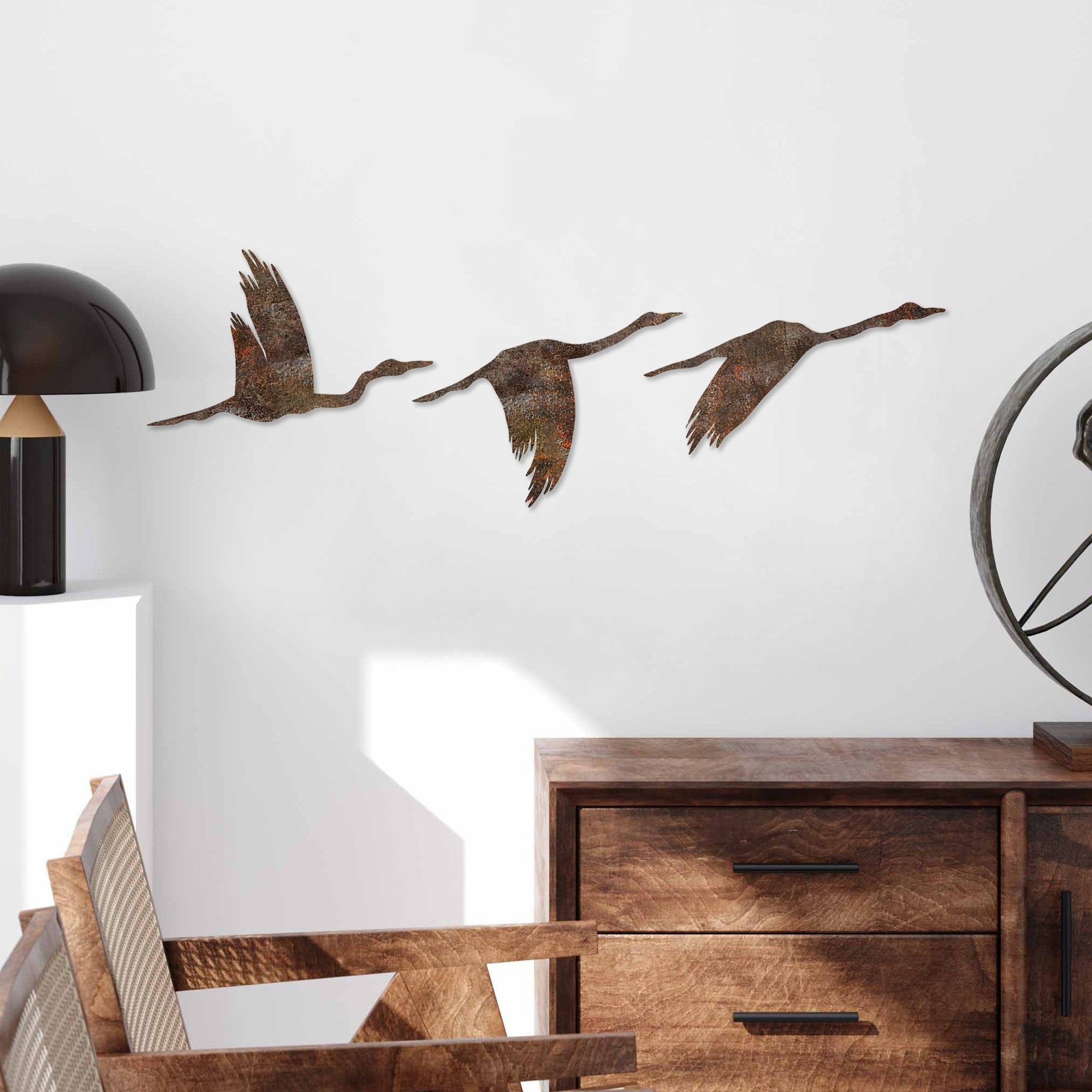 Metalna zidna dekoracija, Rusty Birds 1 | AG-vitahome.hr