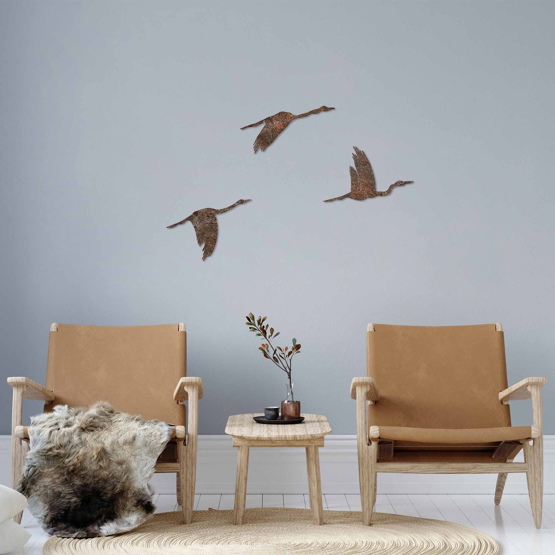Metalna zidna dekoracija, Rusty Birds 1 | AG-vitahome.hr