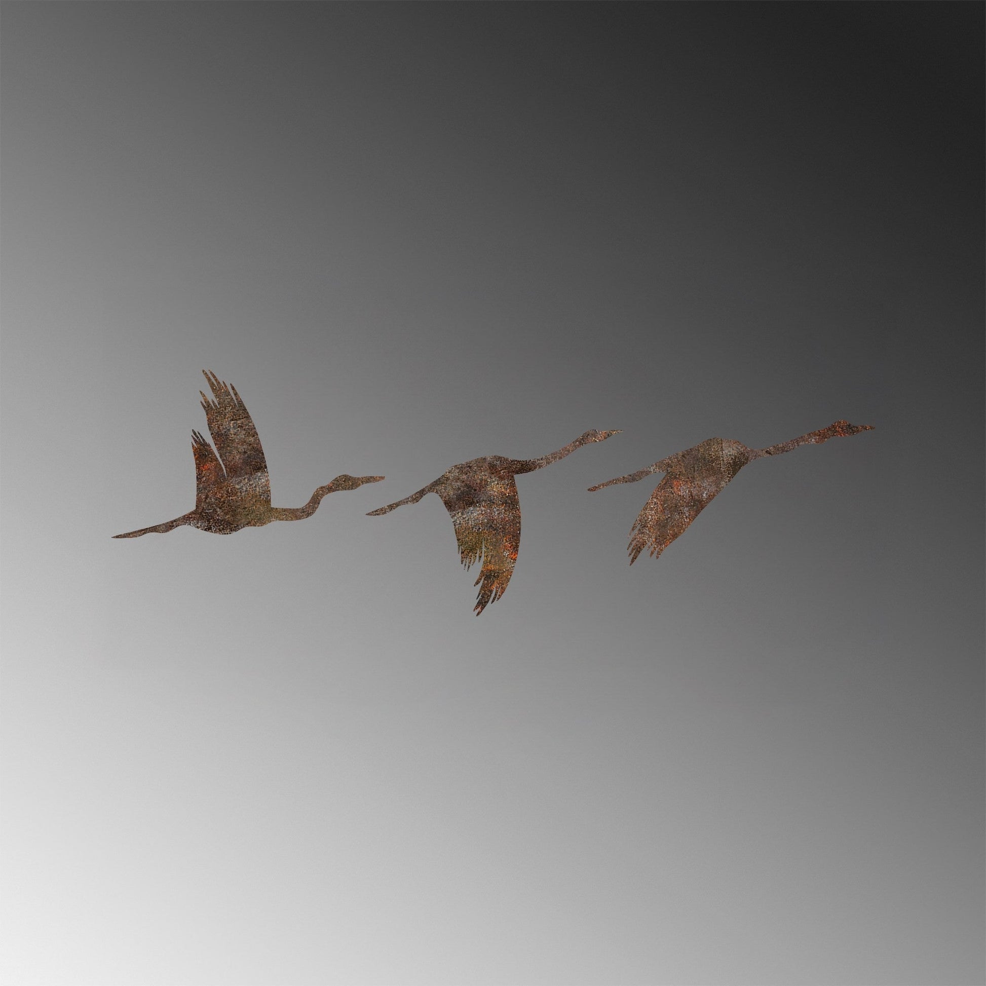 Metalna zidna dekoracija, Rusty Birds 1 | AG-vitahome.hr