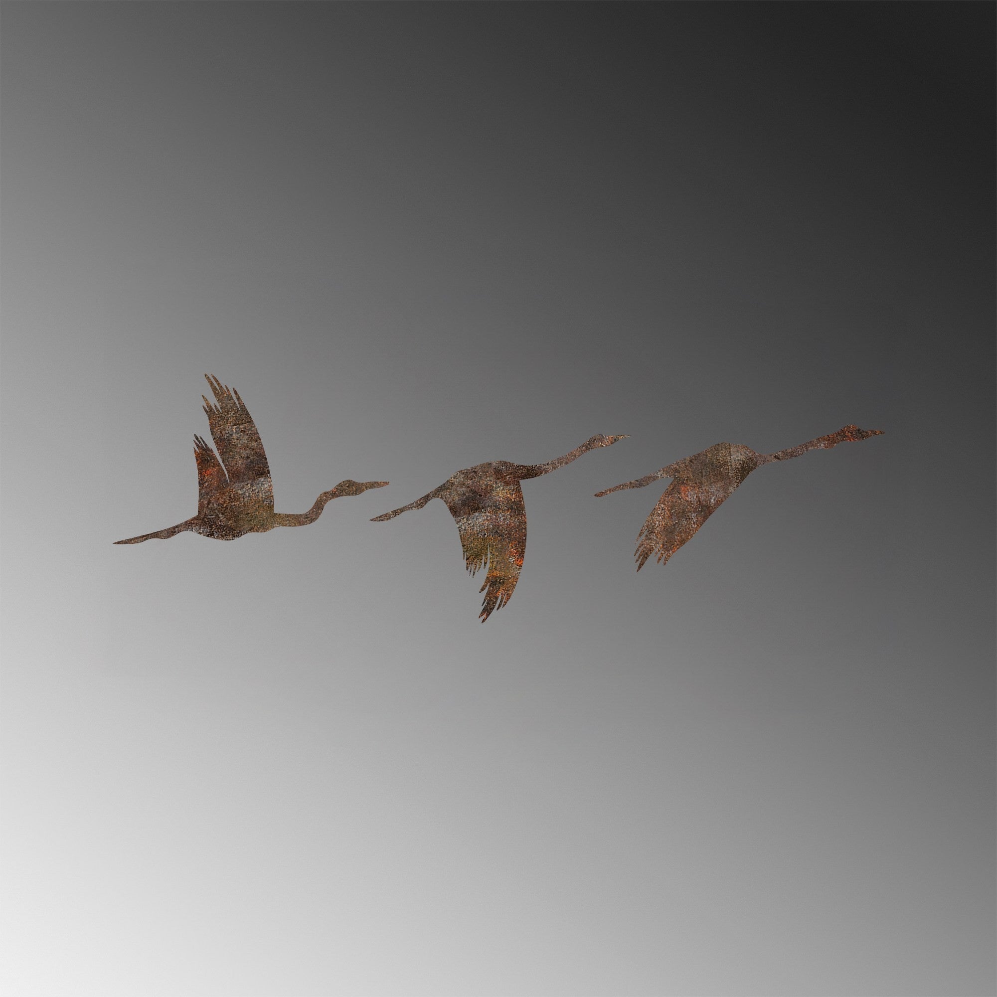 Metalna zidna dekoracija, Rusty Birds 1 | AG-vitahome.hr