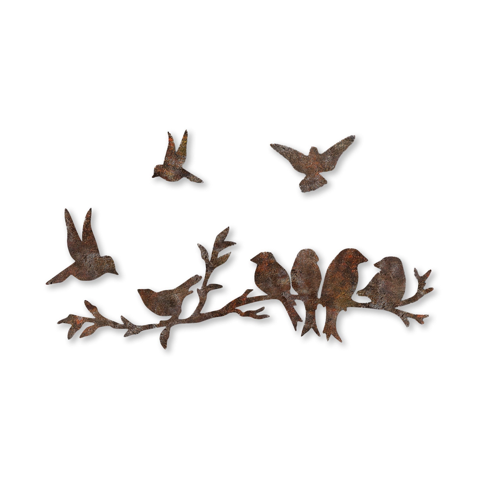 Metalna zidna dekoracija, Rusty Birds 2 | AG-vitahome.hr
