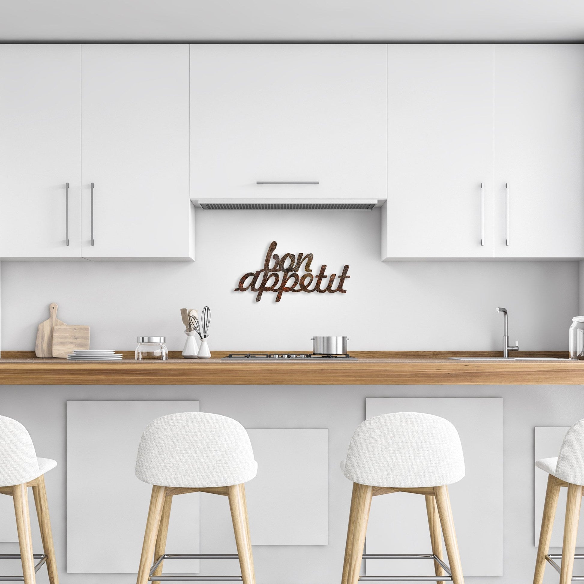 Metalna zidna dekoracija, Rusty Bon Appetit | AG-vitahome.hr