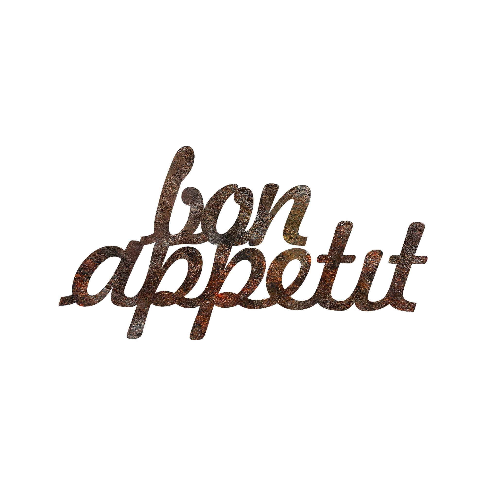Metalna zidna dekoracija, Rusty Bon Appetit | AG-vitahome.hr