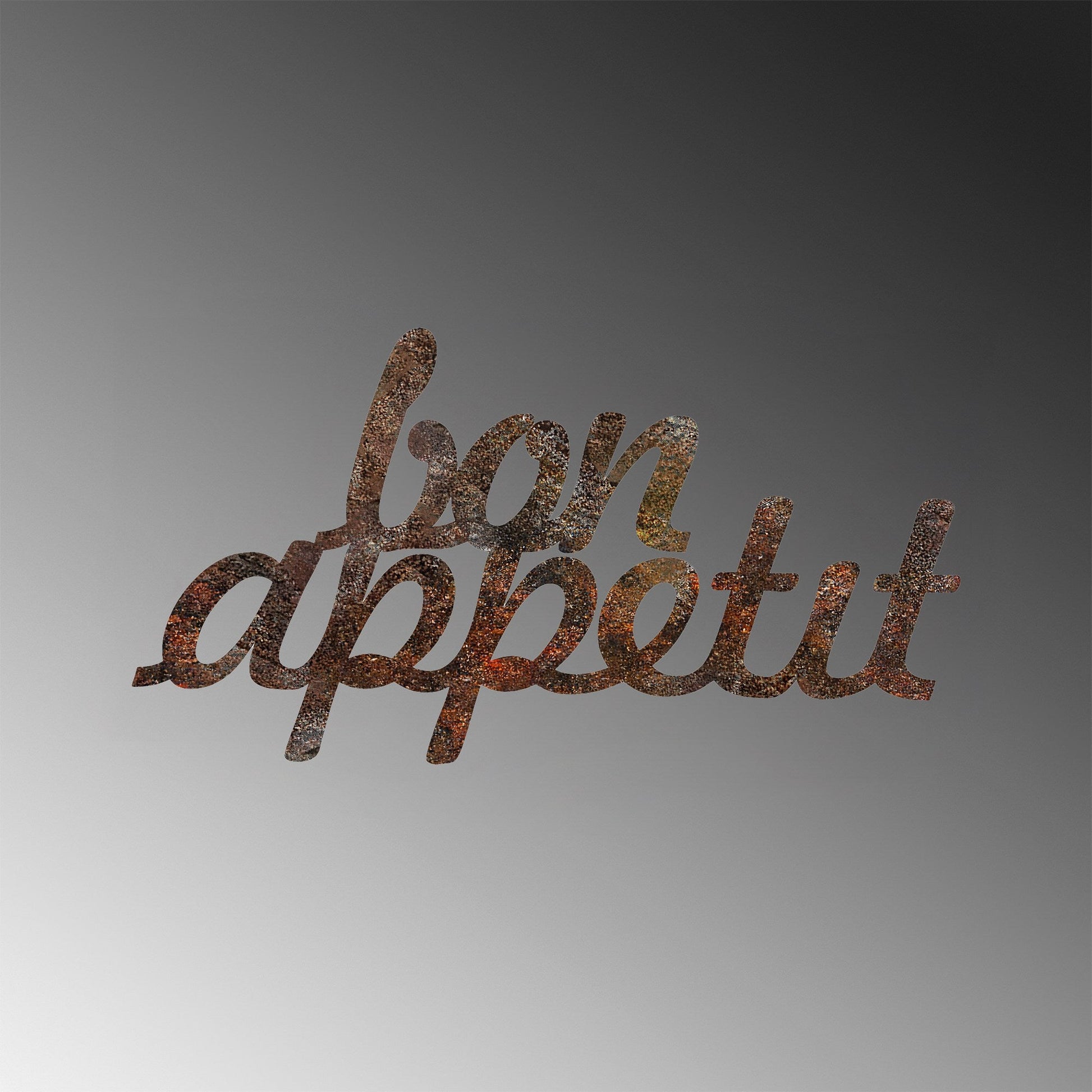 Metalna zidna dekoracija, Rusty Bon Appetit | AG-vitahome.hr