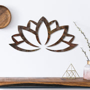 Metalna zidna dekoracija, Rusty Lotus | AG-vitahome.hr