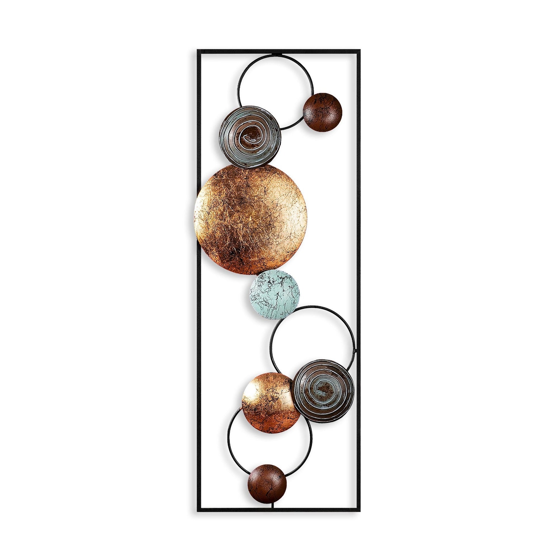 Metalna zidna dekoracija, Textured - 8 | AG-vitahome.hr