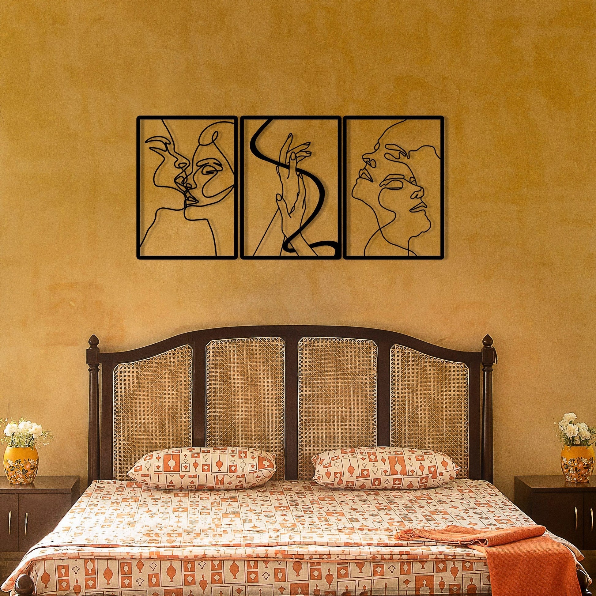Metalna zidna dekoracija, The Unity Of Love | AG-vitahome.hr