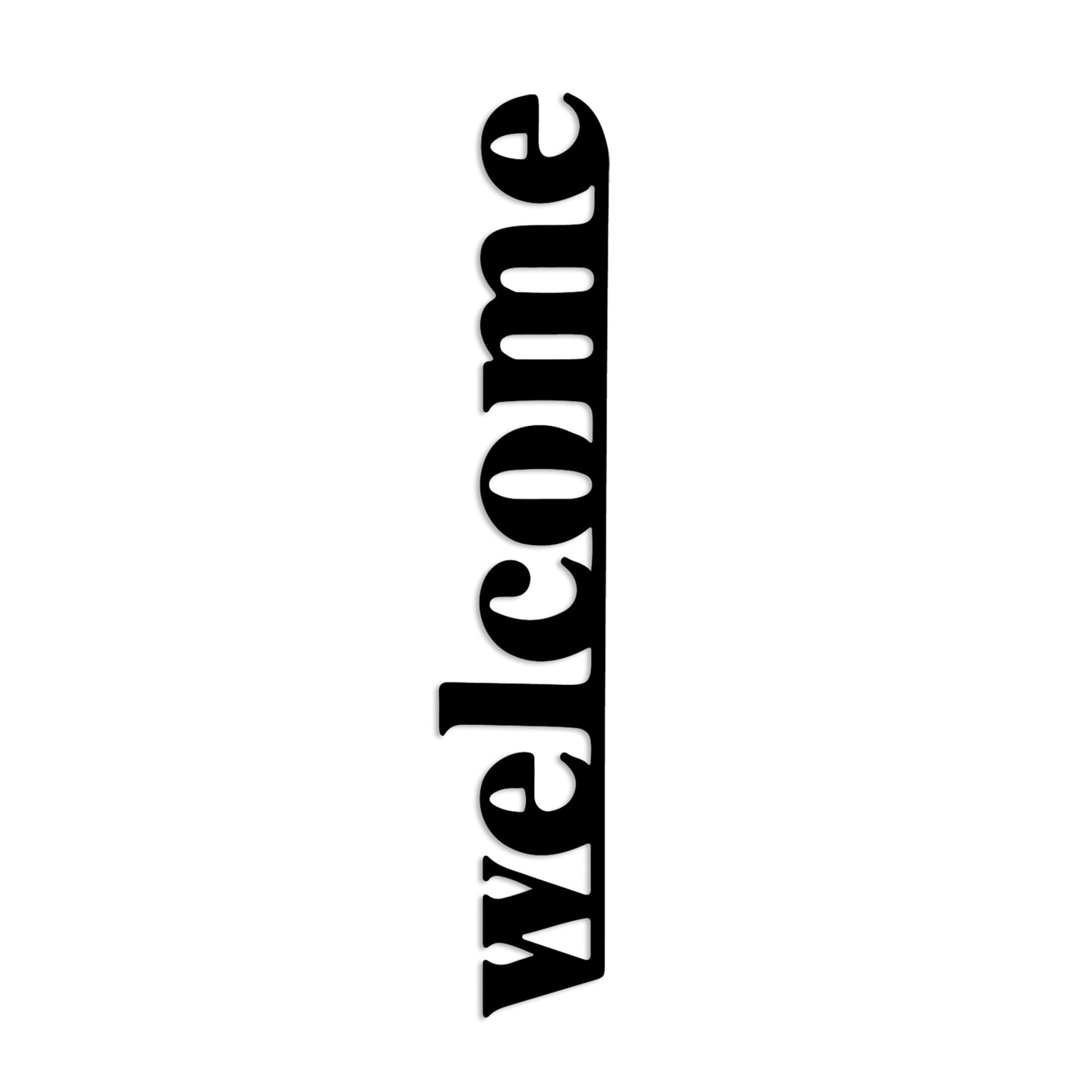 Metalna zidna dekoracija, Welcome-5 | AG-vitahome.hr