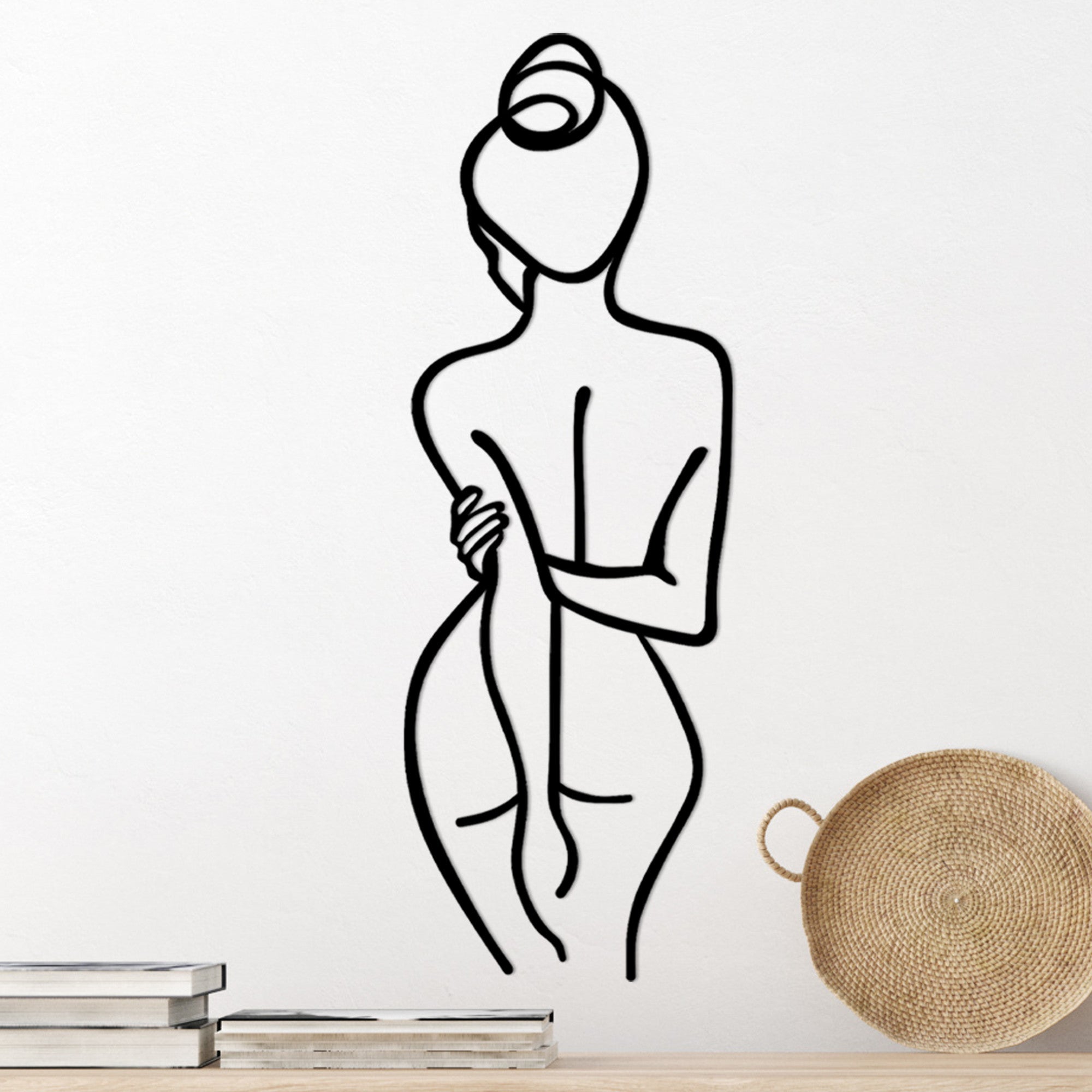 Metalna zidna dekoracija, Woman Body | AG-vitahome.hr