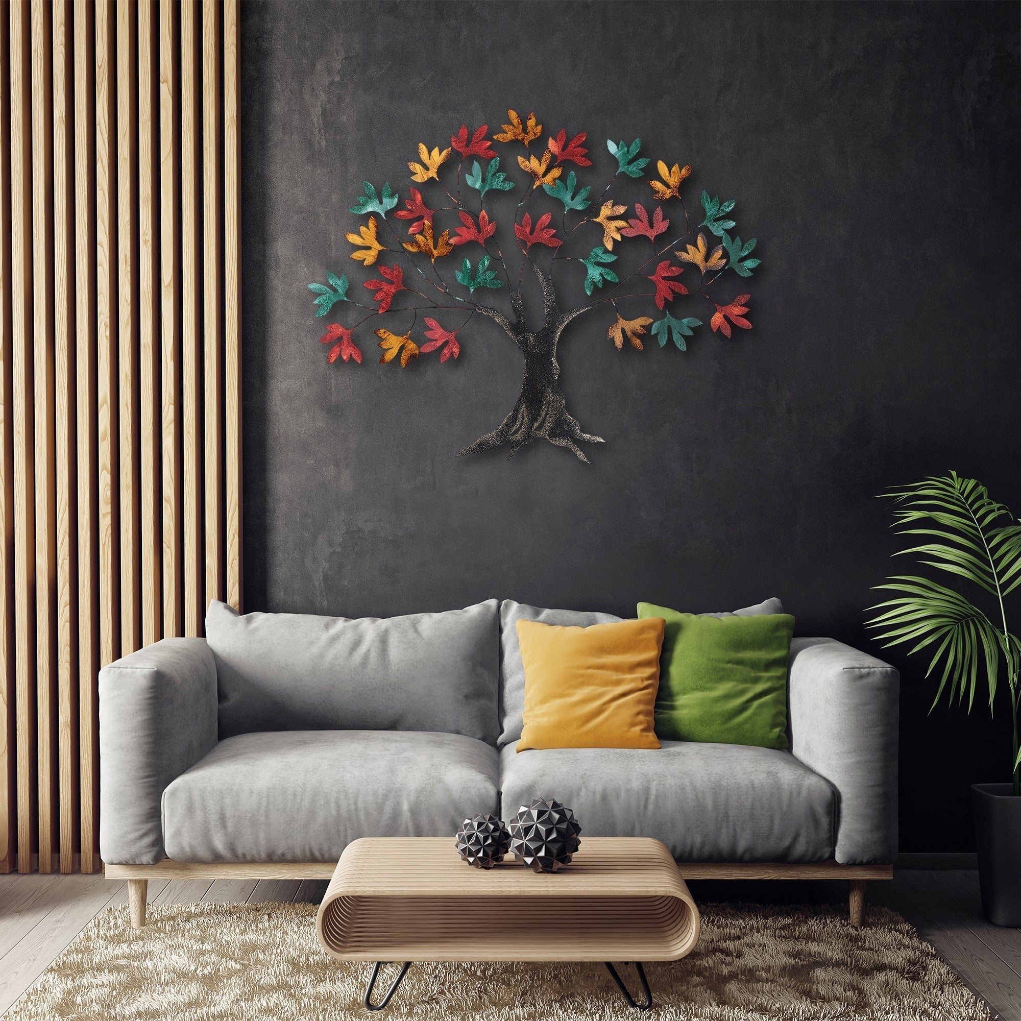 Metalna zidna dekoracija, Yggdrasil | AG-vitahome.hr