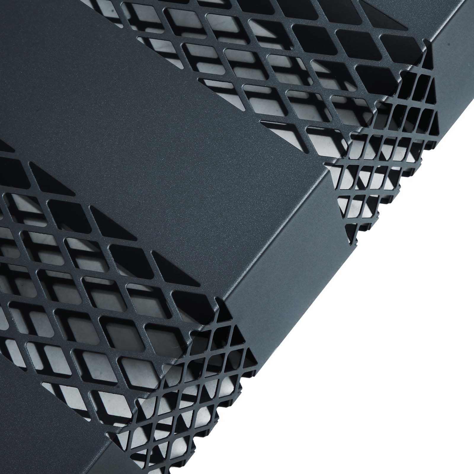metalni stalak za kišobrane, s posudom za vodu, 28 x 12 x 41 cm, antracit-SONGMICS-Vita Home