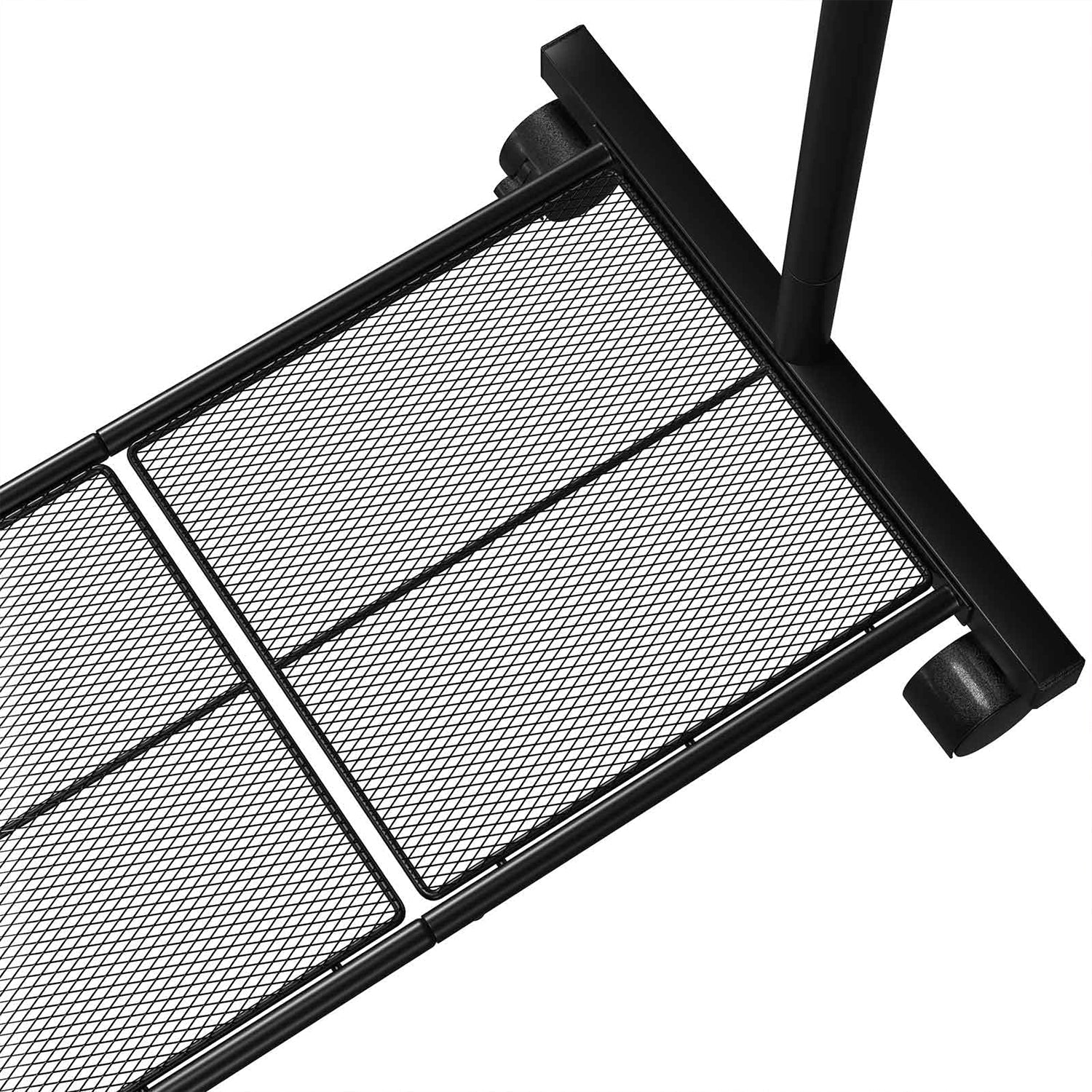 Metalni stalak za odjeću s kotačima, 92,5 x 158 x 40,5 cm, crni | SONGMICS-vitahome.hr