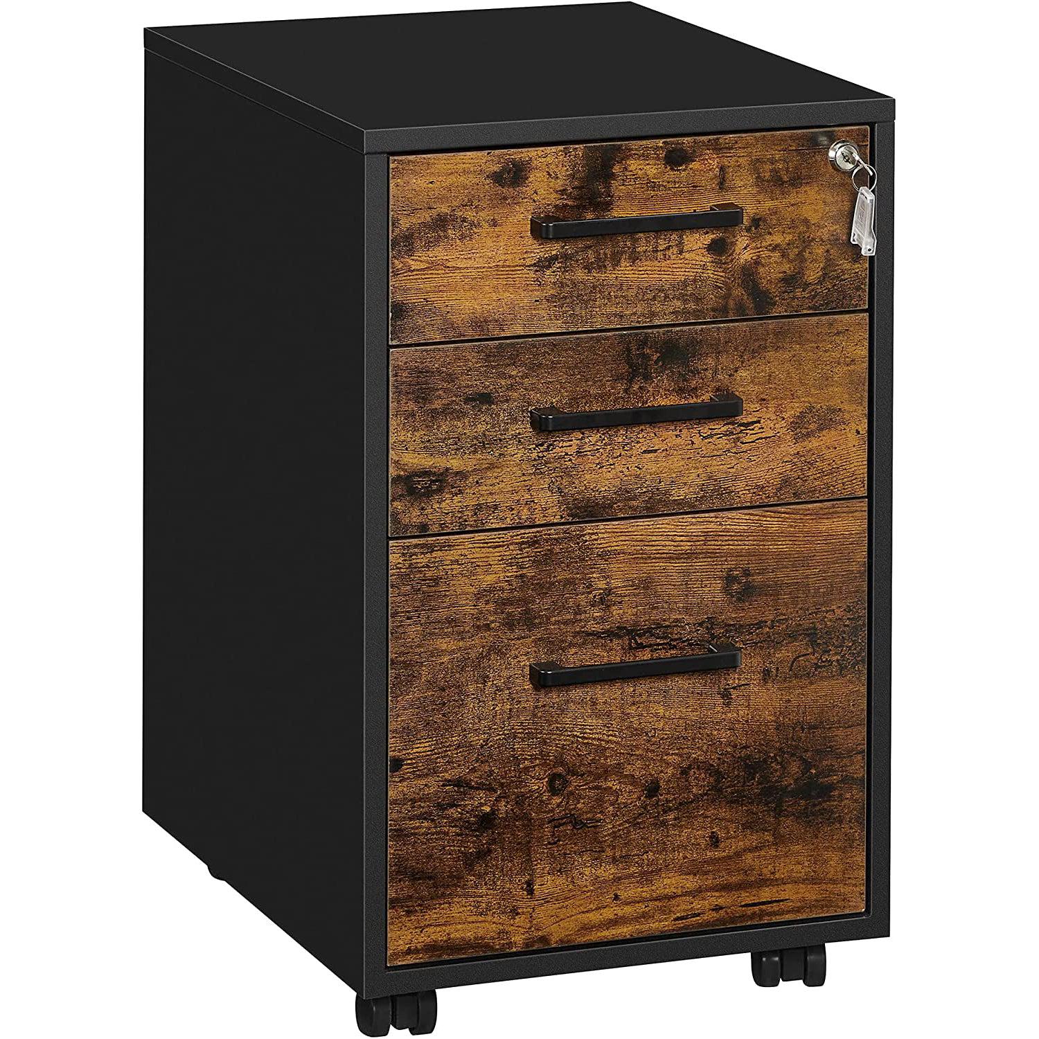 Mobilni ormar za dokumente, 36,6 x 59 x 45 cm, rustikalno smeđa | SONGMICS-vitahome.hr