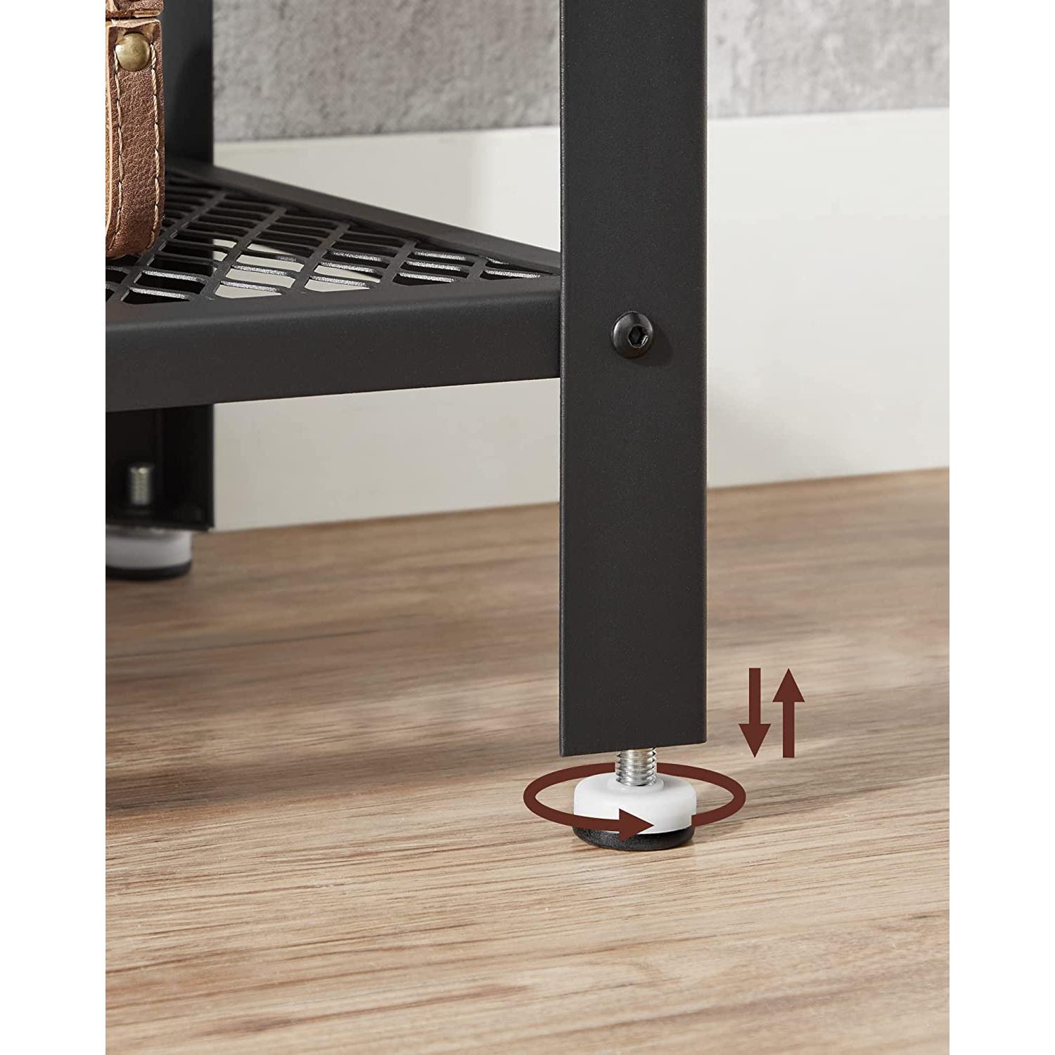 Moderan konzolni stol 101,5 x 80 x 35 cm, smeđe-crni | Vasagle-vitahome.hr