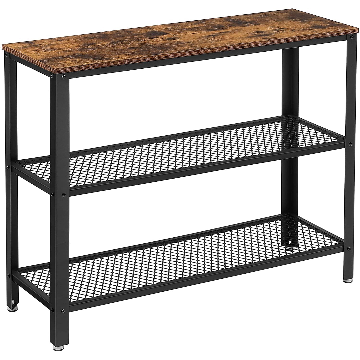 Moderan konzolni stol s 2 police 101,5 x 35 x 80 cm | Vasagle-vitahome.hr