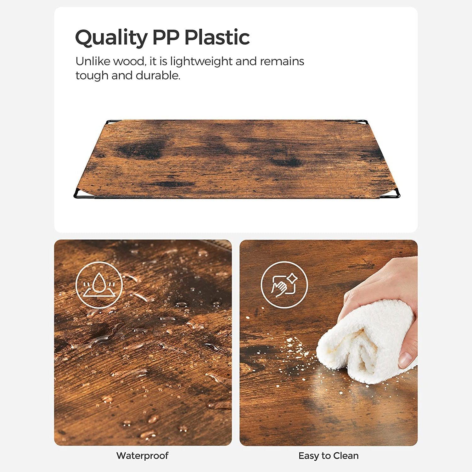 Modularni, plastični stalak za cipele s 10 pretinaca, svaki pretinac 40x30x17cm, smeđi | SONGMICS-vitahome.hr