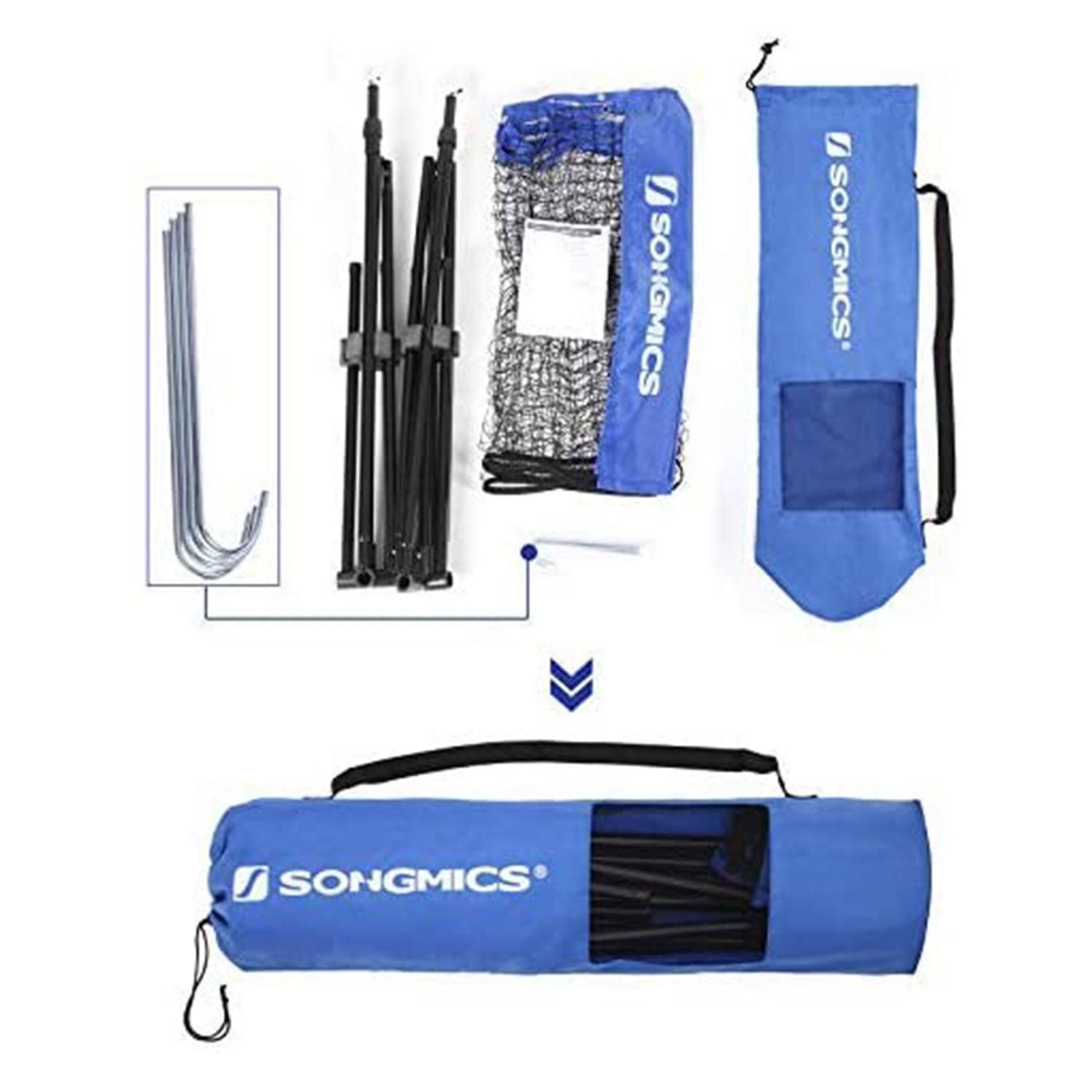 Mreža za badminton 300 x 155 x 103 cm, plava | SONGMICS-vitahome.hr