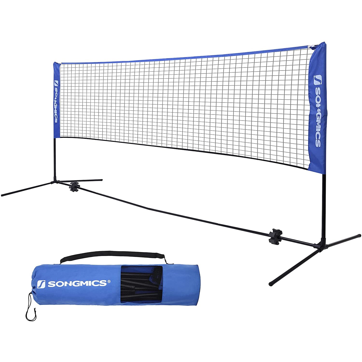 Mreža za badminton 300 x 155 x 103 cm, plava | SONGMICS-vitahome.hr