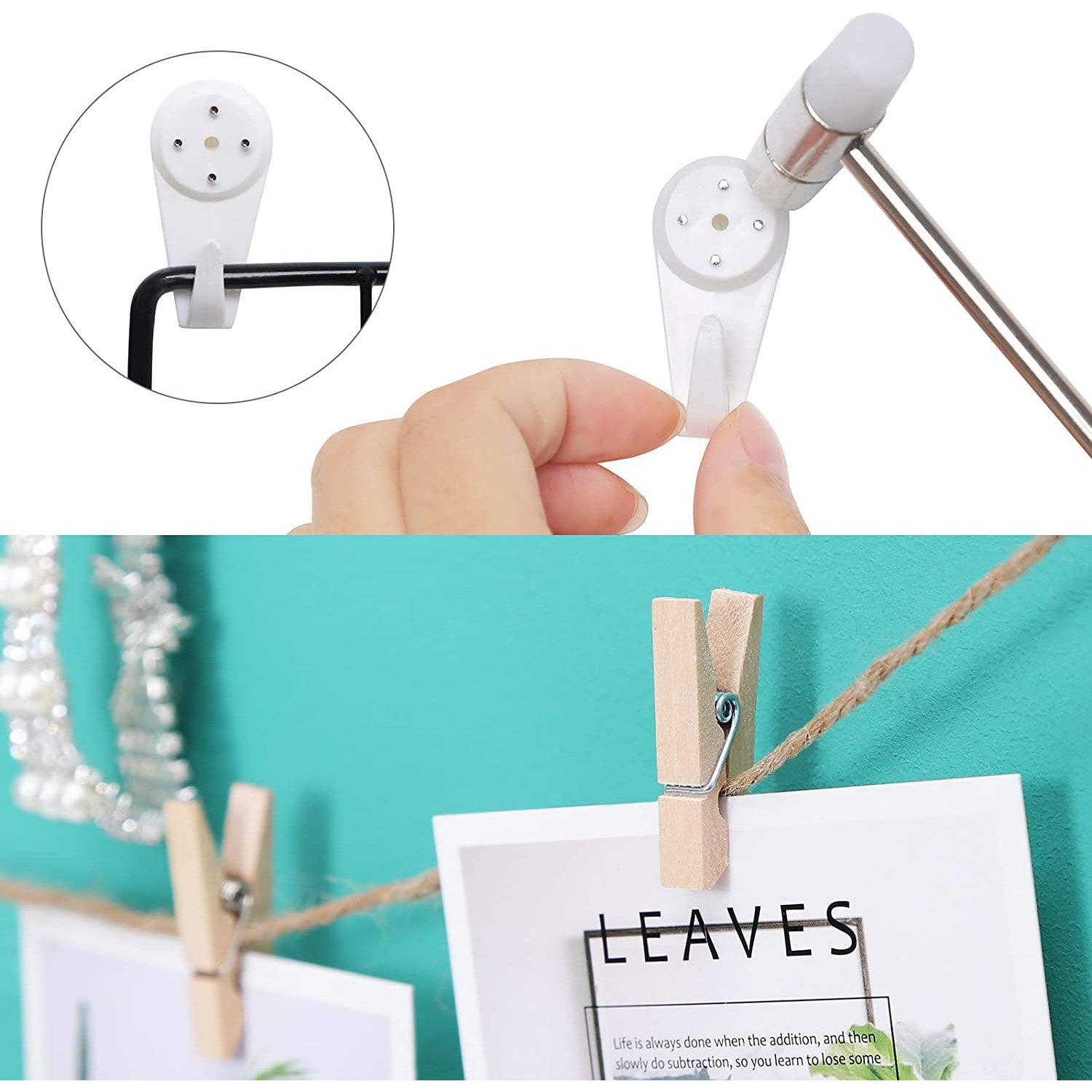 Mrežaste ploče, set od 2 komada, zidni ukras od metalne mreže, crne | SONGMICS-vitahome.hr