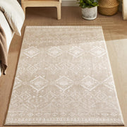 Neklizajući tepih 80 x 150 cm, kratke dlake, cappuccino bež boje | SONGMICS-vitahome.hr