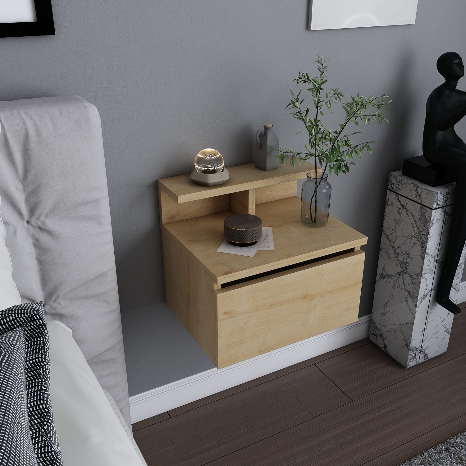 Noćni ormarić Alice - Oak | AG-vitahome.hr