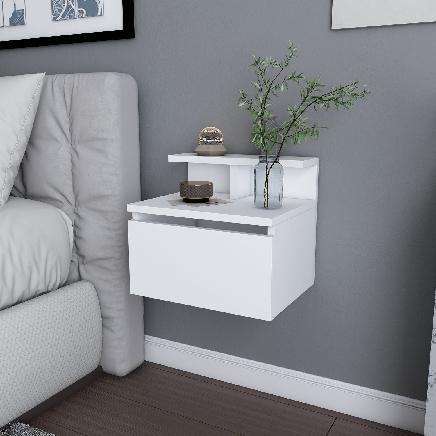 Noćni ormarić Alice - White | AG-vitahome.hr
