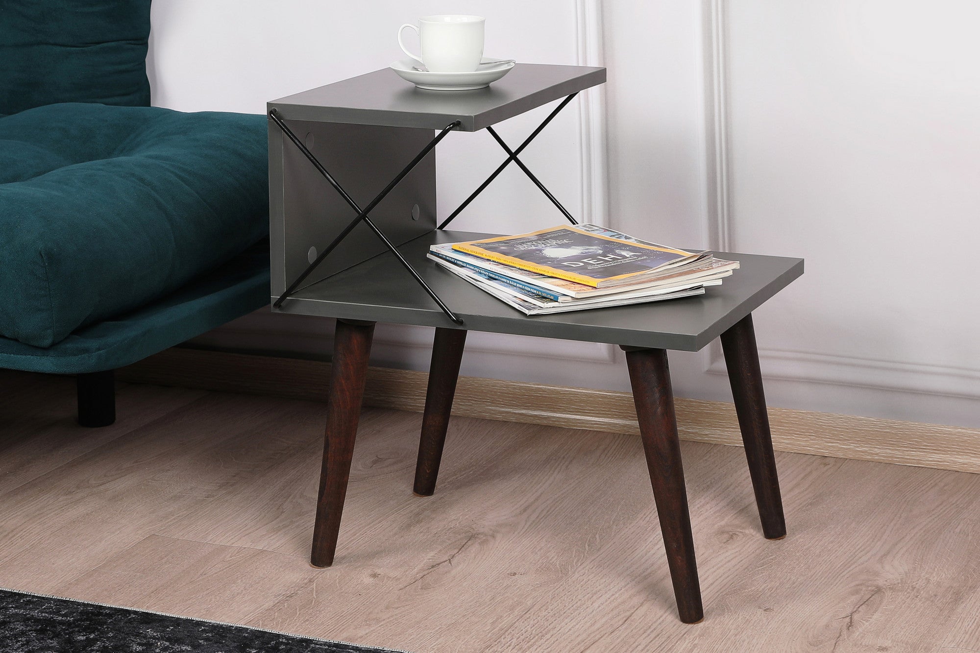 Noćni ormarić Cross - Anthracite | AG-vitahome.hr