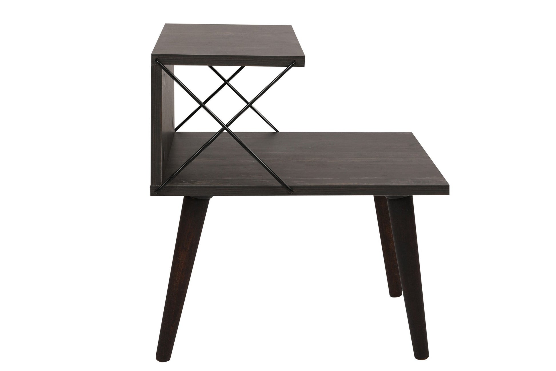 Noćni ormarić Cross - Dark Brown | AG-vitahome.hr