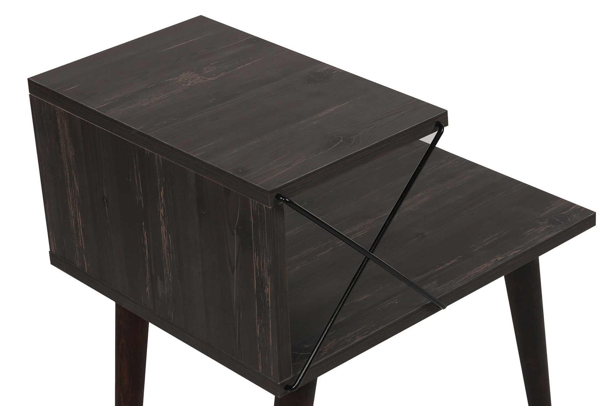 Noćni ormarić Cross - Dark Brown | AG-vitahome.hr