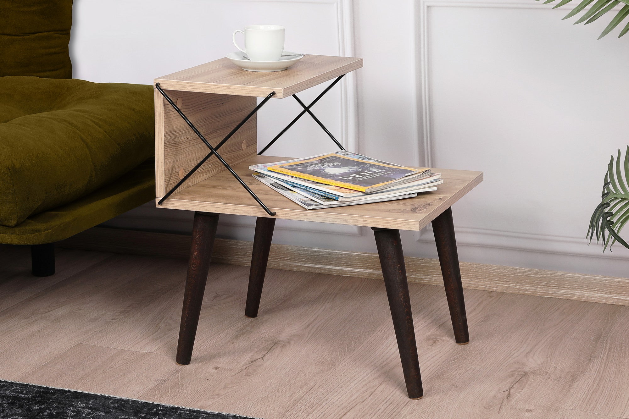 Noćni ormarić Cross - Pine | AG-vitahome.hr